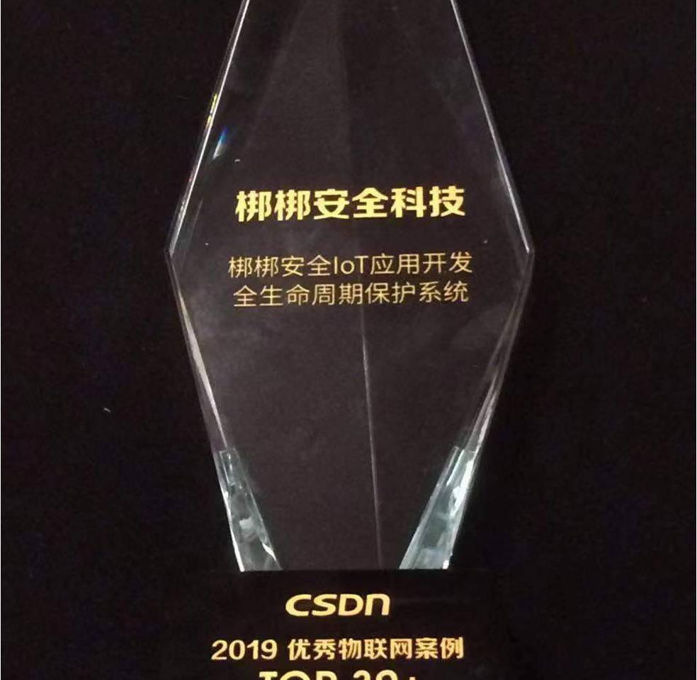 CSDN发布2019优秀IoT应用案例 梆梆安全获殊荣